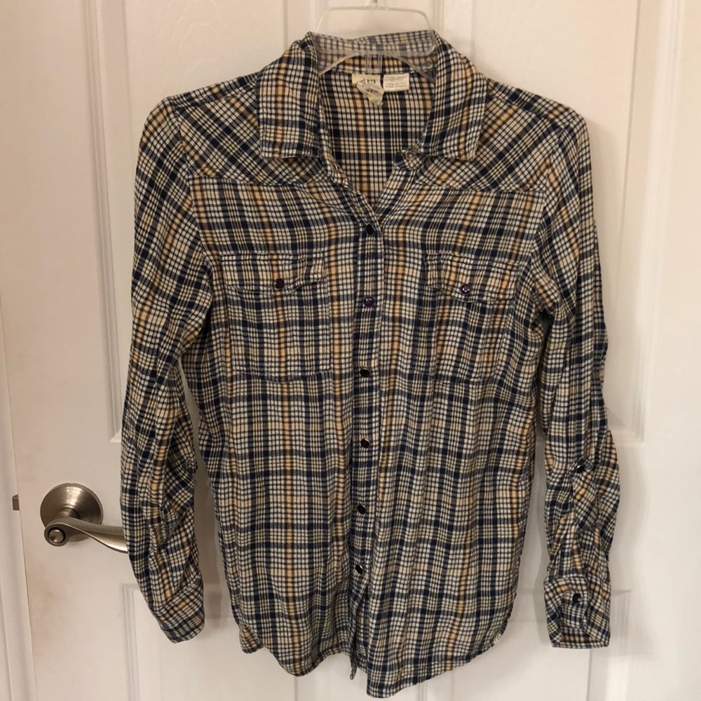 Billabong plaid top